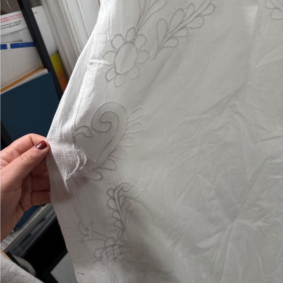 American Eagle Outfitters Chic White embroidered Dress - Picture 8 of 8